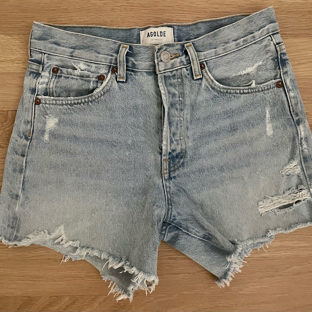 Agolde Parker Long Shorts sz 25